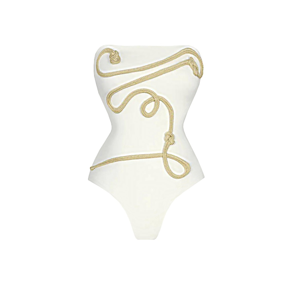 2 Pieces Bikini Set mit auffälliger Highwaist Hose