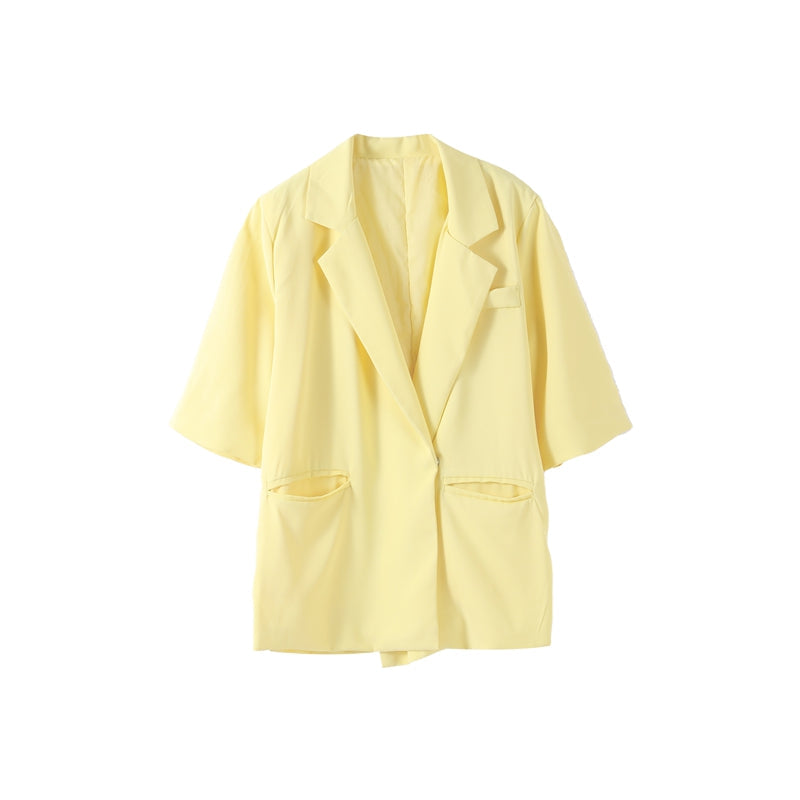 Sommer-Set Kurzarm Blazer & Shorts