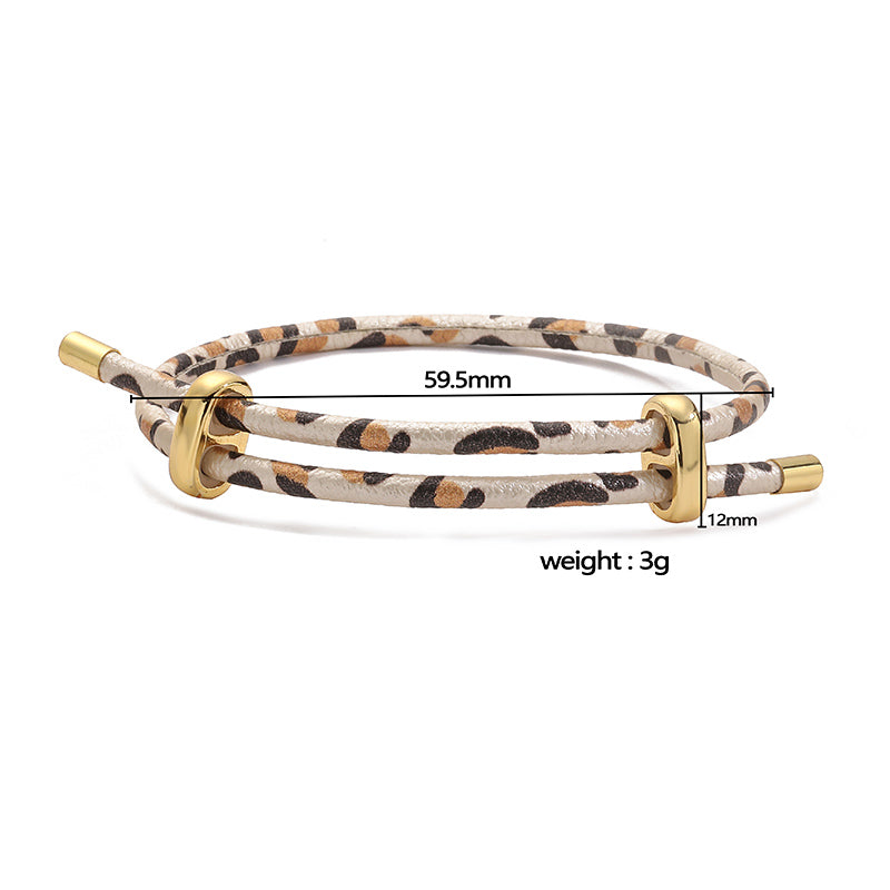 HECHENG PU-Leder-Armband mit Tier-Muster