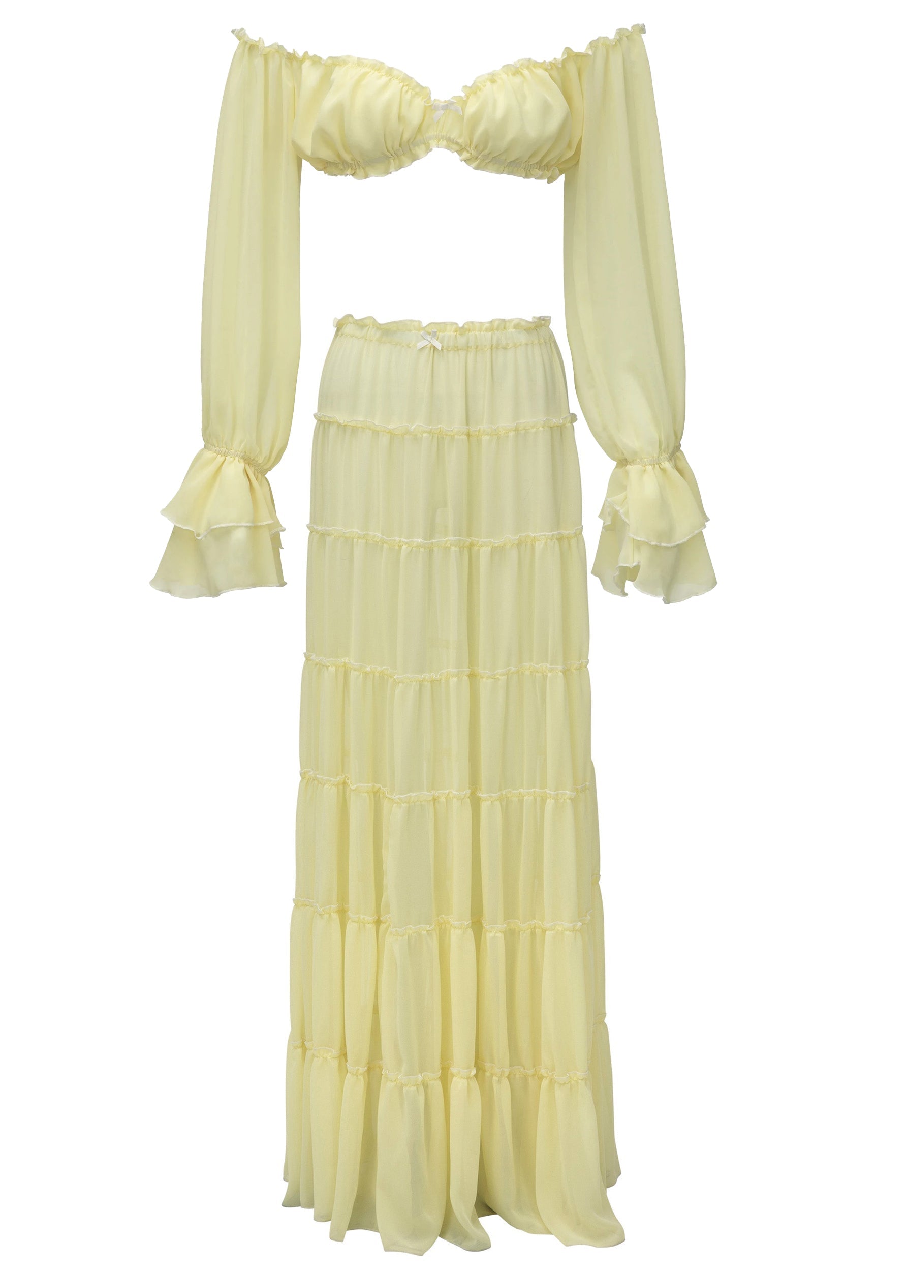 Butterlemon Set A Linien Rock mit Cropped Top