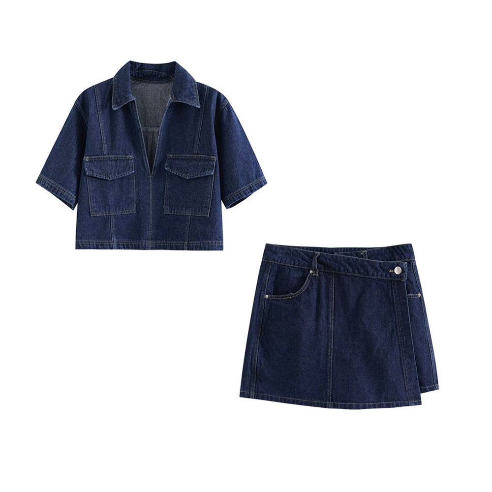 2 Pieces Denim-Set