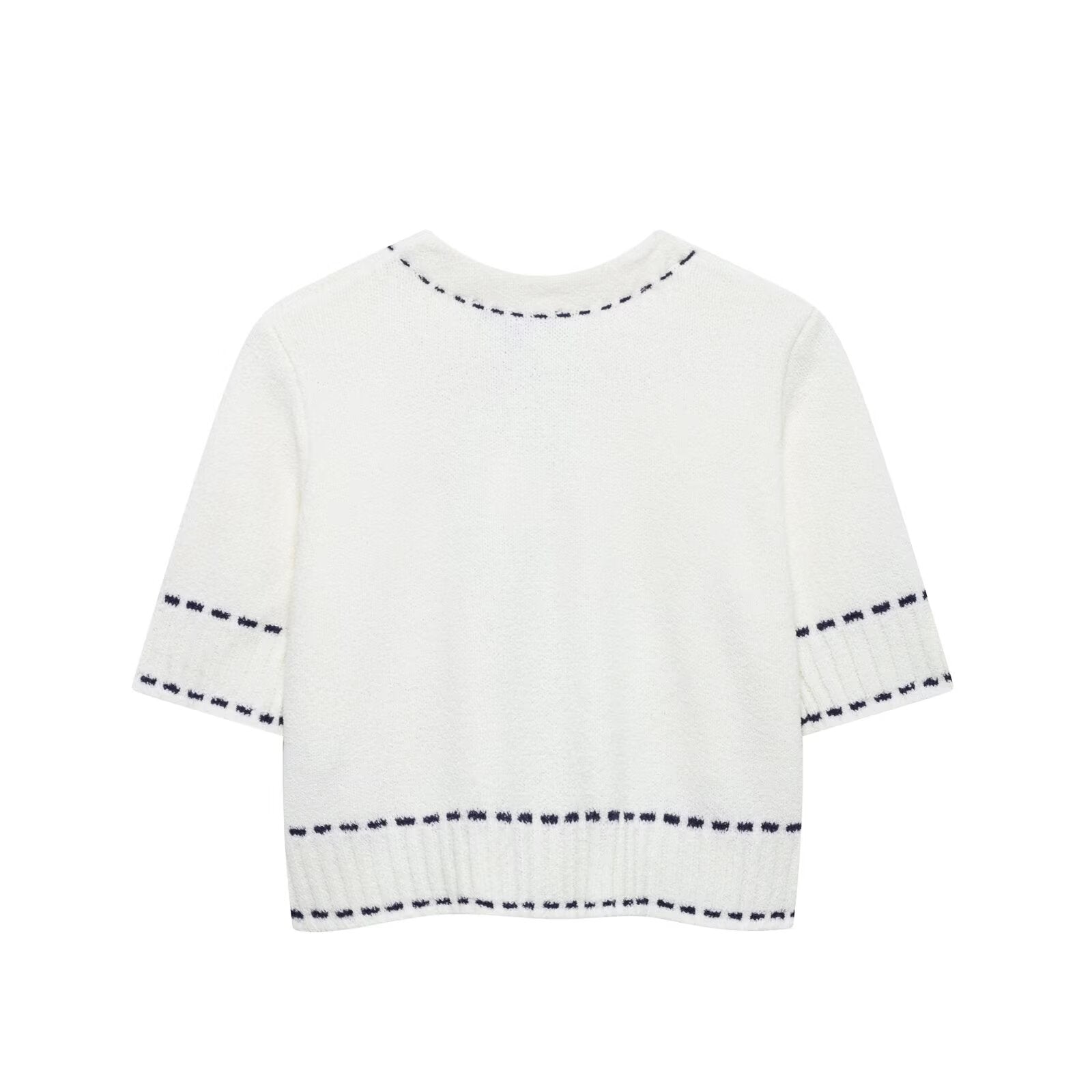 Elegante Strickjacke mit Knopfleiste & stylischen Details