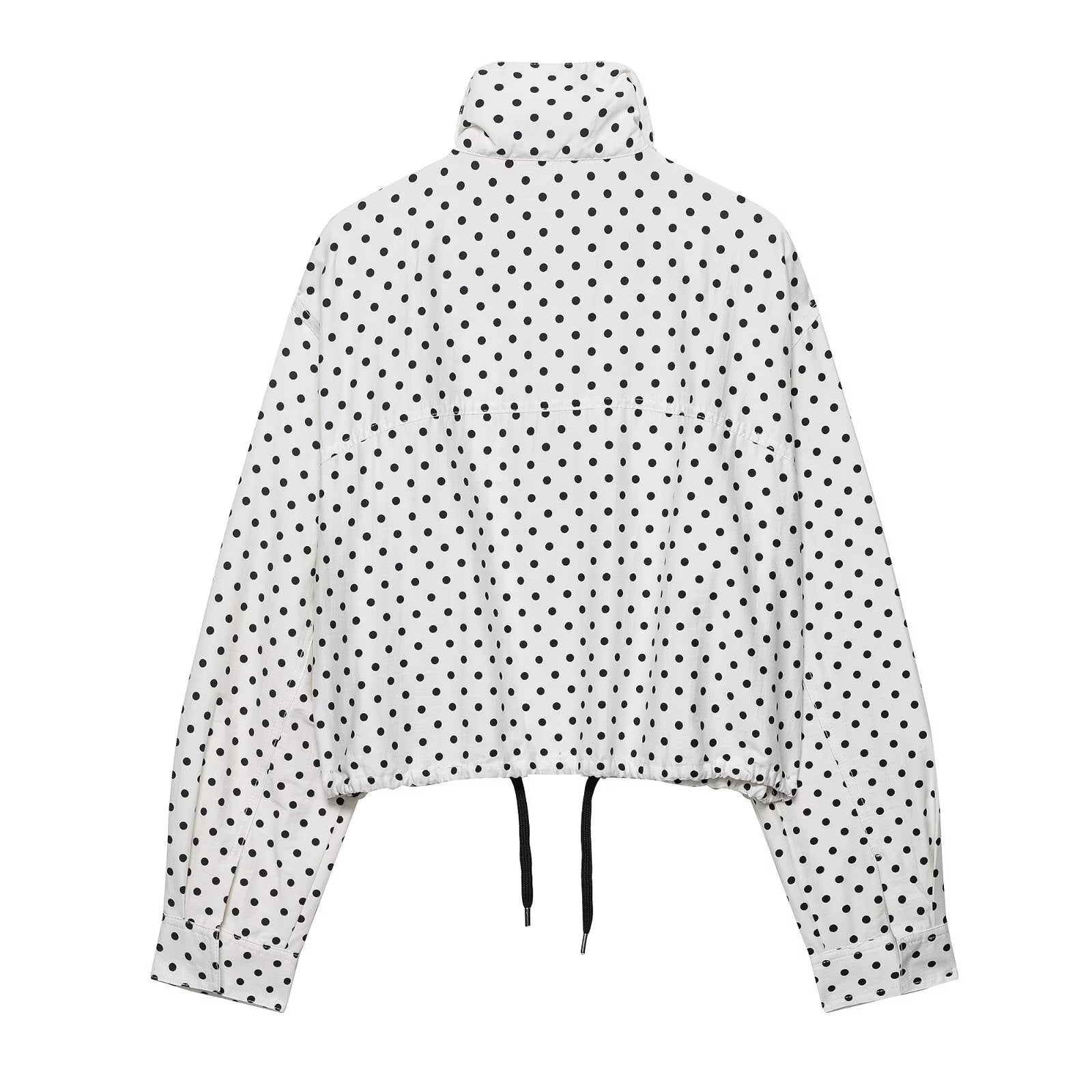 Kurzjacke im Polka-Dot-Design