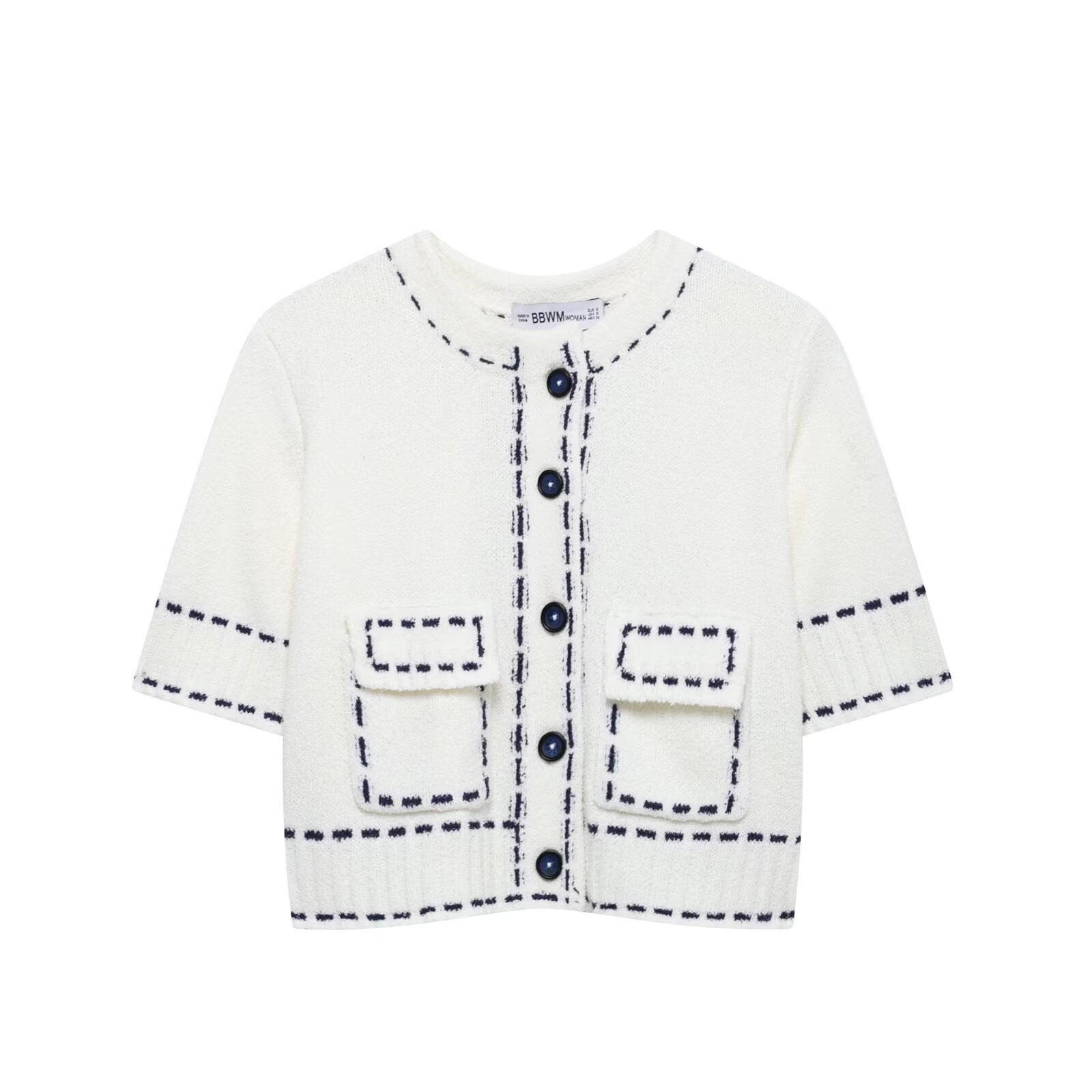 Elegante Strickjacke mit Knopfleiste & stylischen Details