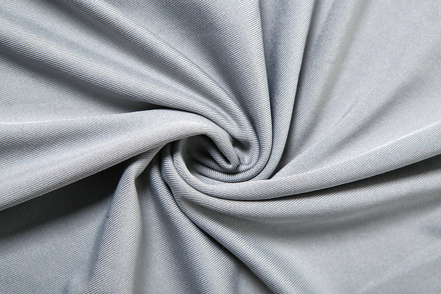 2 Pieces Plissee-Set mit Crop-Top und Maxirock