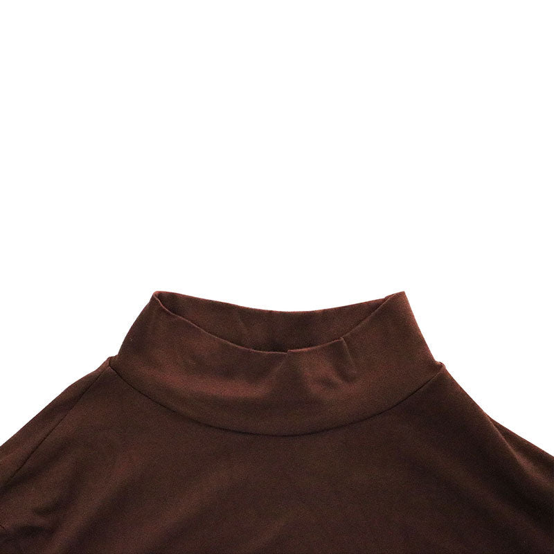 Bodycon Kleid mit Kragen und Raffung