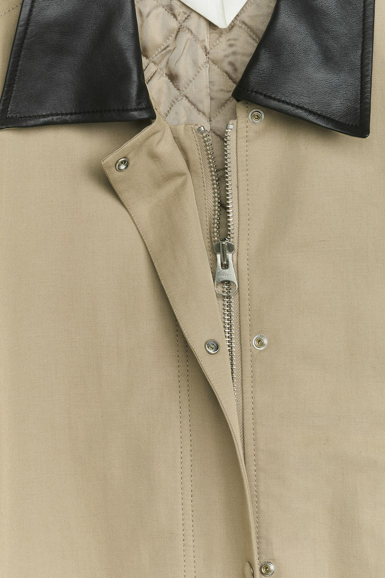 Oversize Mantel in Beige