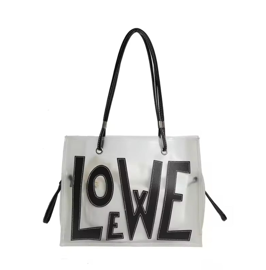 Transparente Graffiti-Tasche